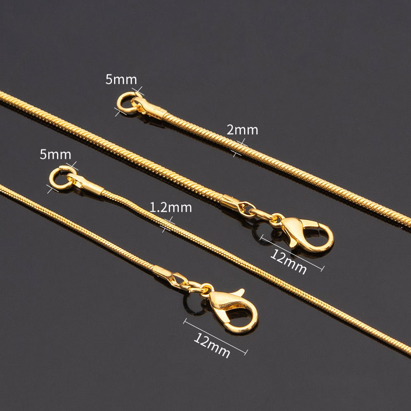 Collar de cadena de serpiente  - Birth Flower Necklace reseña y precio