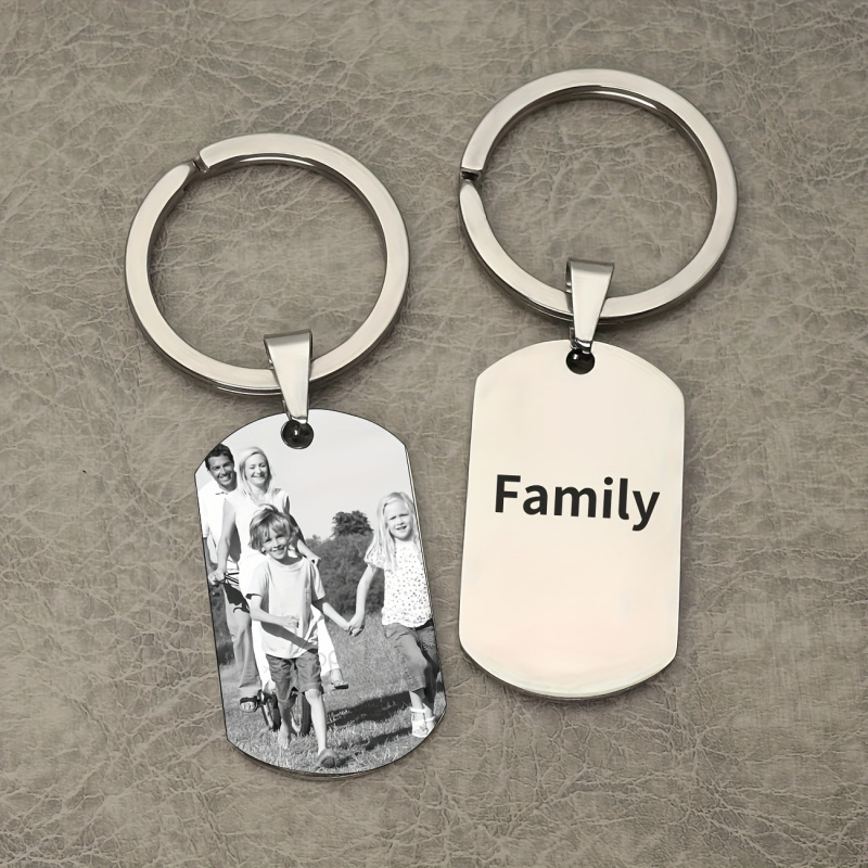 Llavero con foto personalizada - Initial Ring Custom reseña y precio