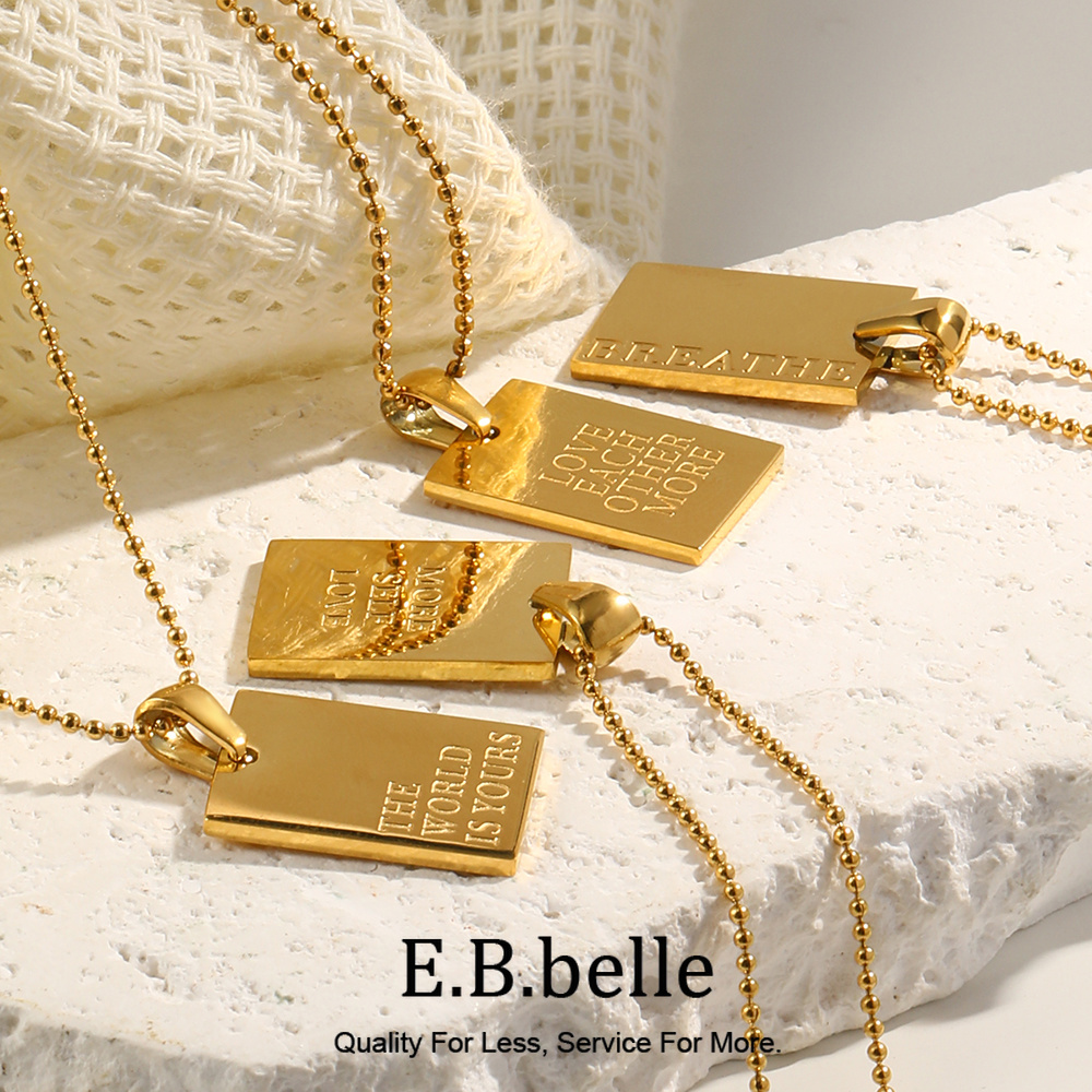 E.B.belle elegante Hip Hop Per - Birth Flower Necklace reseña y precio
